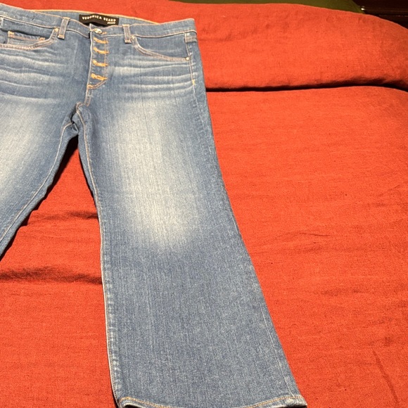 Veronica Beard High Rise Blue Jeans - Picture 3 of 9